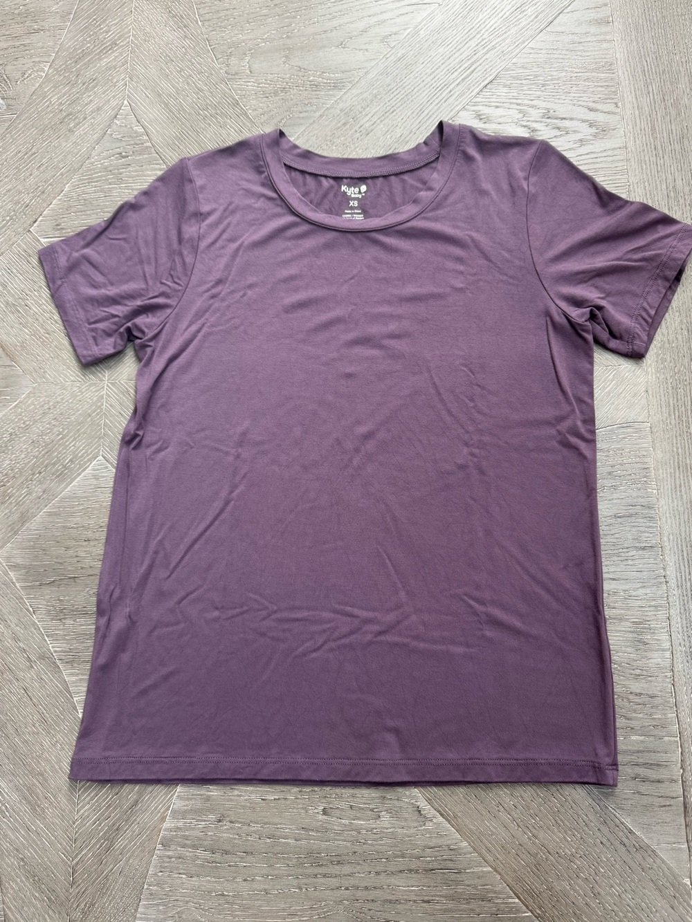 Kyte Baby Crewneck Tee in Currant